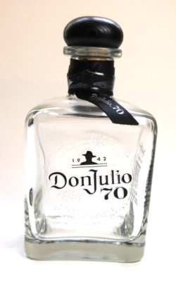 1942 DON JULIO 70TH ANNIVERSARY EDITION TEQUILA BOTTLE  (Empty)