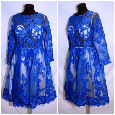 open lace back dress Jacinta Lilac Floral Embroidered Skater Dress  Frock and Frill