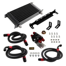 Kit de enfriador de aceite de transmisión de motor universal AN10 de 10 filas reubicación de filtro de aceite