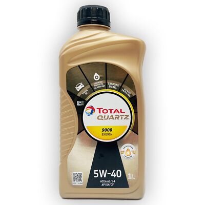 1 L TOTAL QUARTZ 9000 ENERGY 5W-40 5W40 MB 229.5 VW 502.00/505.00 Porsche A40 Öl