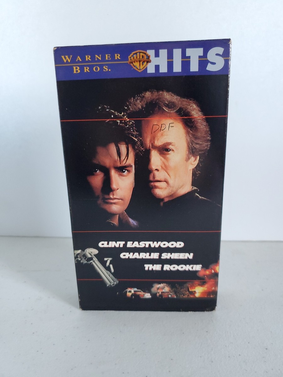 The Rookie VHS 1998 Clint Eastwood Charlie Sheen Warner Bros