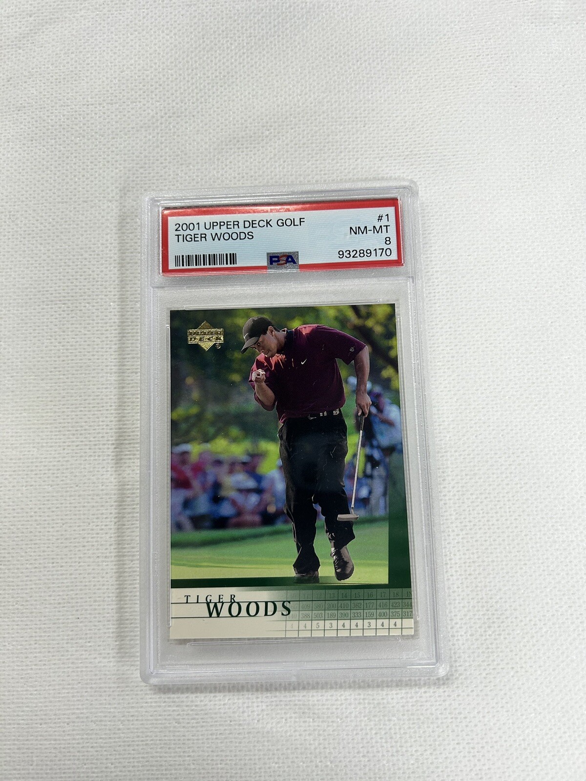 Tiger Woods & Jack Nicklaus Golf Cards view 9