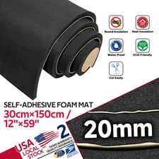 Adhesive Neoprene Rubber Sheet Sponge Foam Seat Padding for Craft 4/5" Thickness