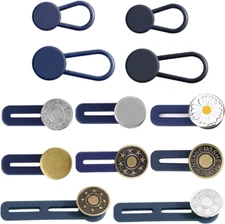 12PCS Button Extenders for Jeans,  Pants Button Extender - Instant Waistband Ext