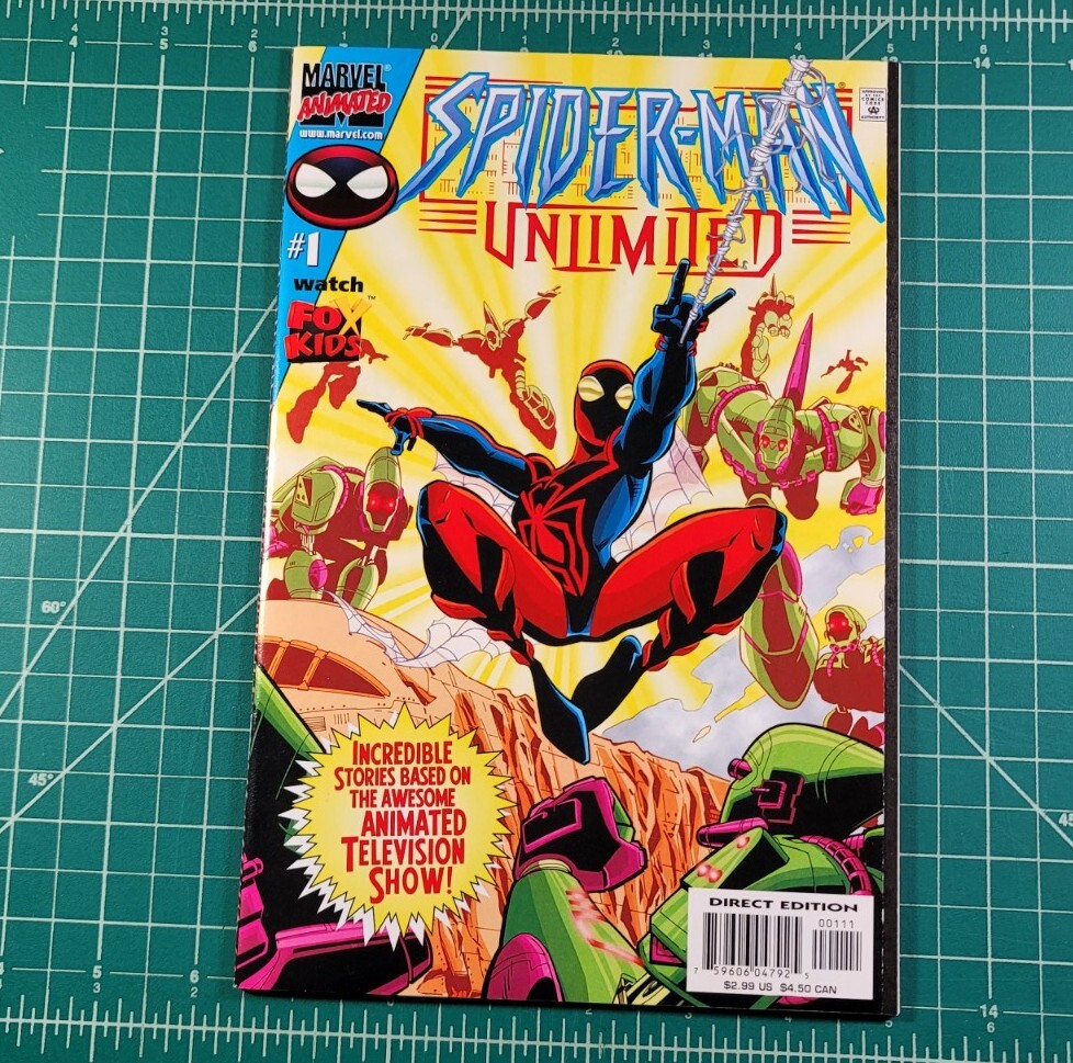 SPIDER MAN UNLIMITED 1 1999 NM Marvel Comics Fox Kids Animated TV spider-man-unlimited-1-1999-nm-marvel-comics-fox-kids-animated-tv