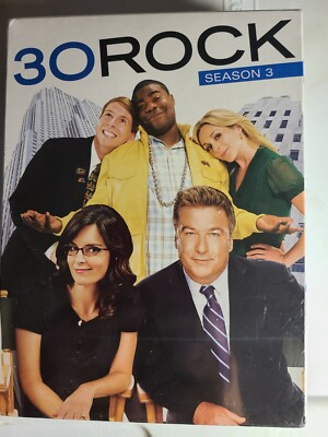 30 Rock: Season Three 3 (DVD,2009,3-Disc,Unrated,Widescreen) BRAND NEW! USA!