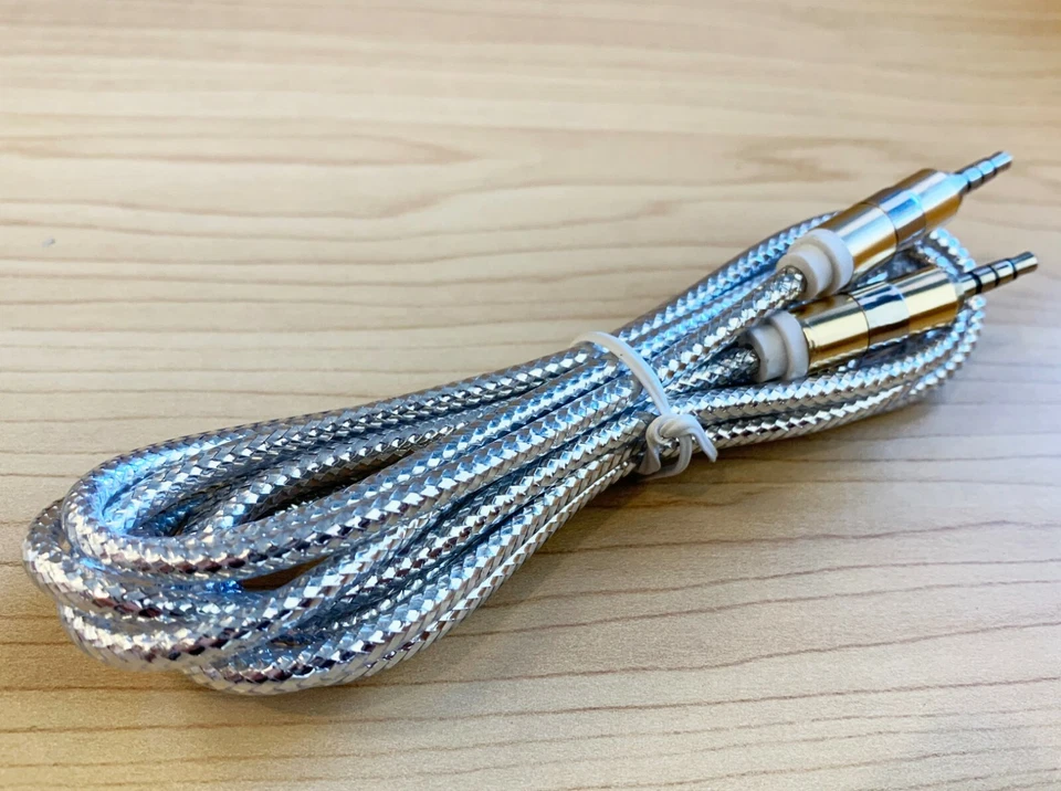 Cable auxiliar de 3,5 mm macho a macho cable de audio auxiliar para teléfono de coche universal Foto 4 de 4