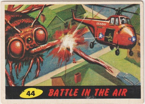 1962 Topps Mars Attacks #44 Battle in the Air — TAG (grade unconfirmed)