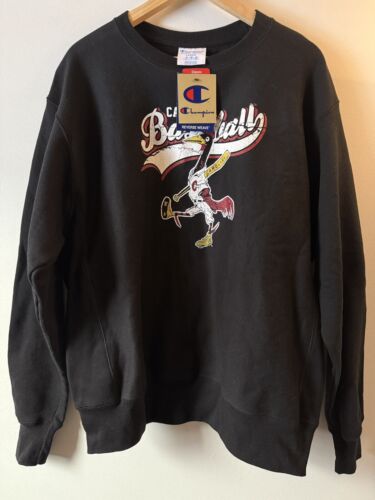 South Carolina Gamecocks Baseball Black Sweatshirt Champion Reverse Weave L NWT
