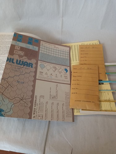 SPI 1975 Strategy & Tactics Magazine Punched w/ Pieces NO 52 Oil War in the Gulf - Picture 4 of 8