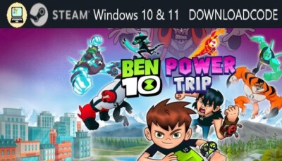 NEU PC Computer Spiel Ben 10 Power Trip für Windows 10 11 STEAM Downloadcode Key