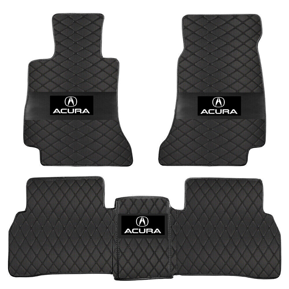 For Acura ILX MDX RDX TL RL TLX ZDX CDX TSX Front & Rear Car Floor Mats