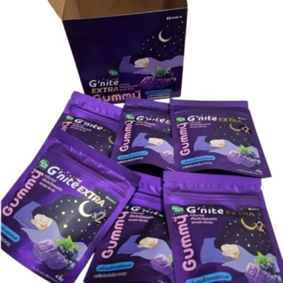 HandyHerb G'nite Extra Gummy,Powerful formula ,Herbs vitamin,Blackcurrant