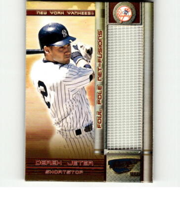 1999 Pacific Revolution Foul Pole Net-Fusions #12 Derek Jeter New York Yankees