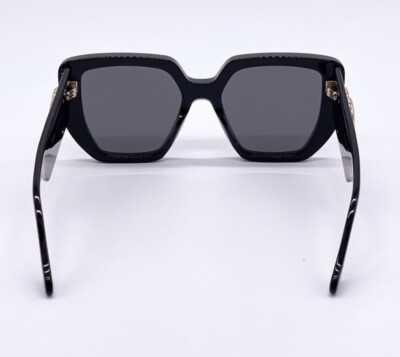 NEW GUCCI GG0956S 003 BLACK OVERSIZED WOMEN’S SUNGLASSES GUCCI NEW Gucci GG0956S LOGO 003 Black Gold Grey Rectangle  main image 2