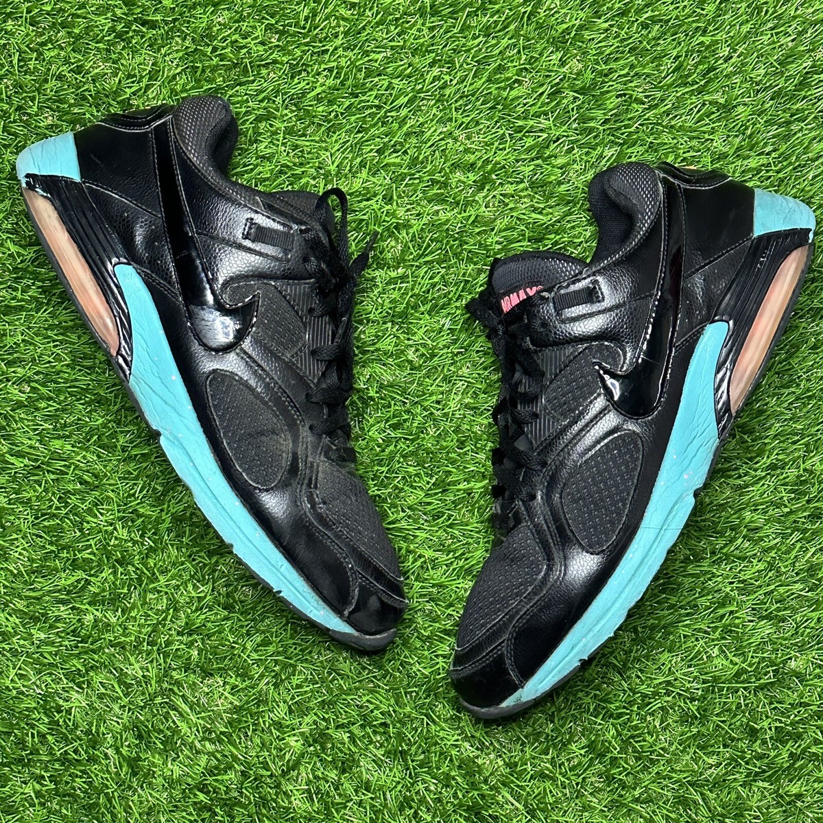 Nike Air Max Go Strong Black Turquoise Pink Athletic