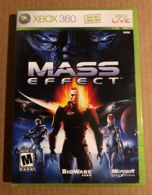 Mass Effect (Microsoft Xbox 360, 2007) Complete with Manual Tested Works CIB