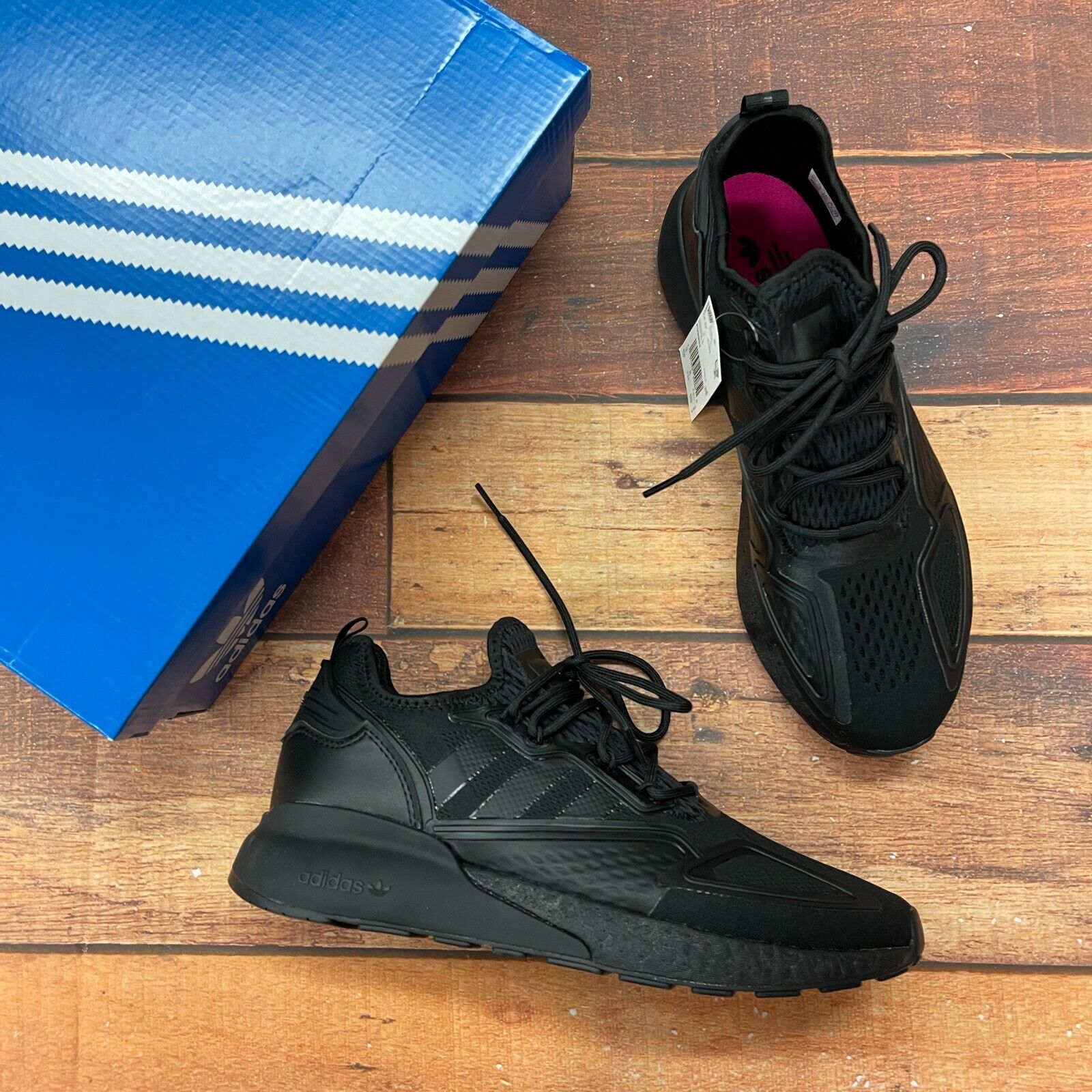 Adidas Men's ZX 2K Boost Black Running Shoes FV9993