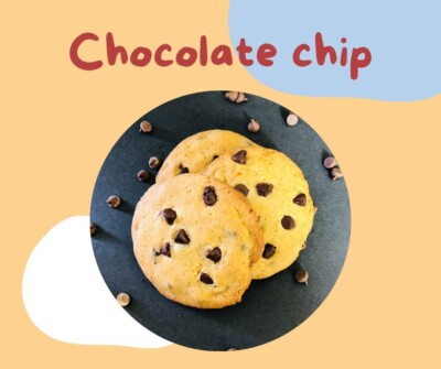 Fresh Baked Cookies - 1/2 Dozen Assorted -Chocolate Chip Cookies