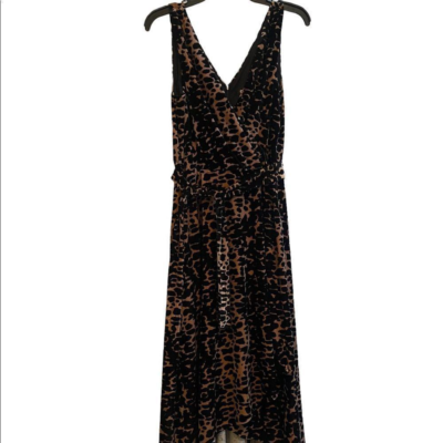 dkny brown velvet dress New Without Tags Leopard Print - Size 4 10% Elastane. vanity dressing table Modest dress with black-and-white Atria Signature Colors:Blue Steel