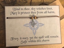 Witches Knot Wish Bracelet With Card And Envelope Gift For