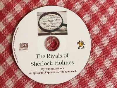 RIVALS of Sherlock Holmes - Old Time Radio shows Dramatised Mp3 CD