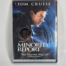 Tom Cruise Minority Report DVD, 2002, 2-Disc Set, Full Screen NEW SEALED