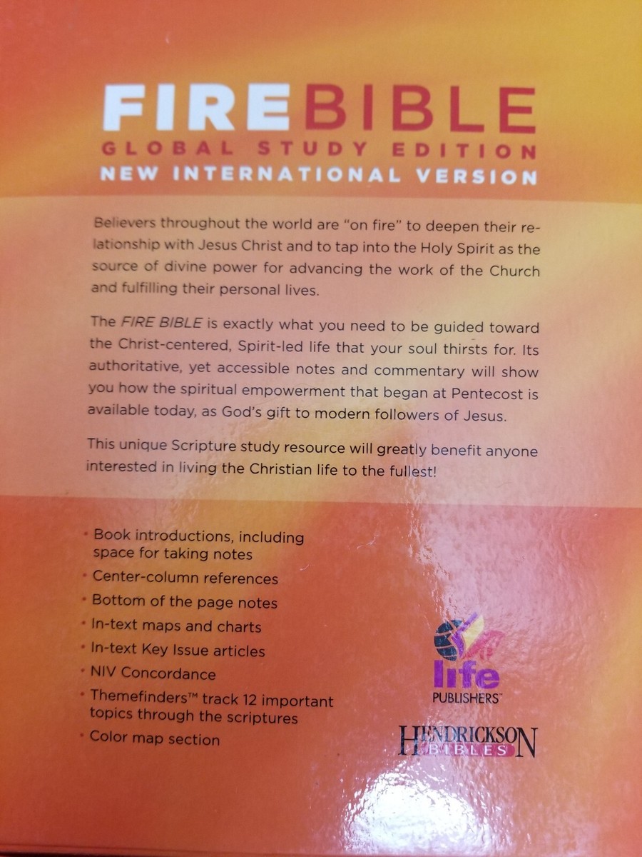 FireBible, Global Study Edition: New International Version Black