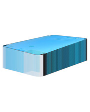 Waterproof LCD Adhesive Seal Compatible For iPhone 7 Plus Black 50 Pack