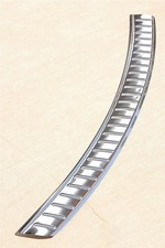 Ladekantenschutz Chrom Abkantung Stoßstange passend für VW Touareg I Edelstahl