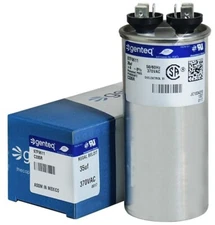 35 uf MFD 370 volt VAC GE Genteq CAPCOM Round Run Capacitor 97F9611 C335R