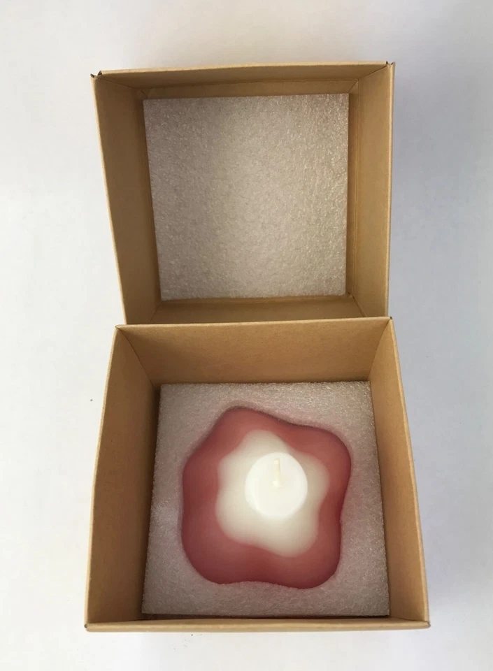 FUJI by BeCandle Mountain Candle Pale Rose 3.3 x 2.5 inch Set of 6 - Image 2 of 4