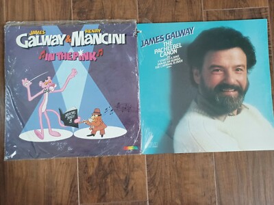 Vintage Lot of 2 James Galway Vinyl Record LPs NEW SEALED - In the Pink Panther