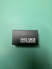 Blue Custom Metal Dice Version 1 by AKO Dice 16mm D6 Game Dice with Redesign
