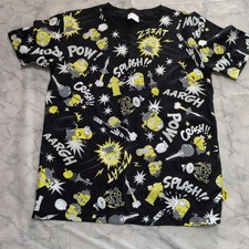 Minion Comic Style T-shirt Black M