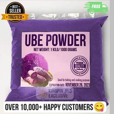 100% PURE Natural Premium Ube Powder (Purple Yam Powder) for Soft Ube-Cheese...