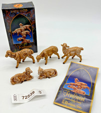 1997 Fontanini White Sheep 72539 Heirloom Nativity Collection 5pc Set Box & Card
