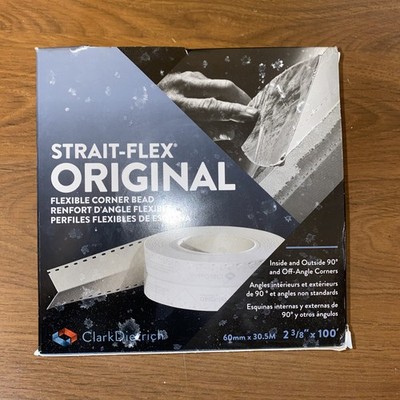 Clark Dietrich Original Strait-Flex 2-3/8in x 100ft Flexible Corner Bead NIB