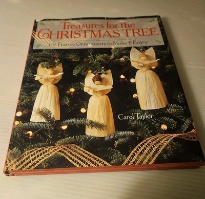 Vintage 1994 ''Treasures For  Christmas Tree'' 101 Festive Ornaments To Make/Enjoy
