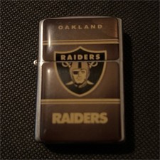 Zippo Oakland Raiders Sport Lighter NFL Collectible Black Football Fan Gift