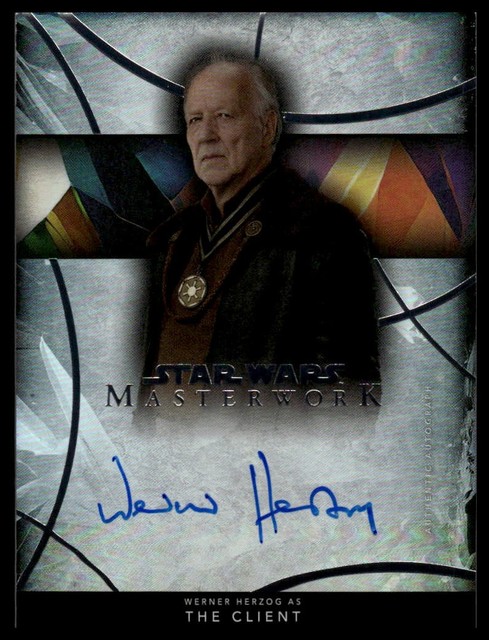 2024 Werner Herzog Topps Star Wars Masterworks /50 Autograph