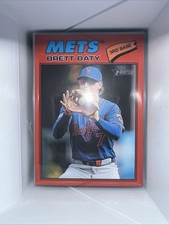 2026 Topps Heritage Red Brett Baty #19 Mets