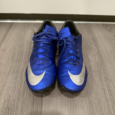 Nike Mercurial Vapor X CR7 Dark Blue Football Cleats Soccer Mens 7