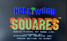 Hollywood Squares NES | Black Box Variant | Complete CIB | Tested
