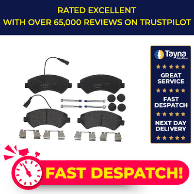 Brake Pads Set fits CITROEN RELAY 2.0D Front 15 to 19 Brembo 1611839280 Quality