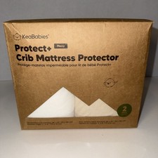 KeaBabies 2-Pack Organic Crib Sheets Cosmo - 52x28 Fitted Crib Mattress