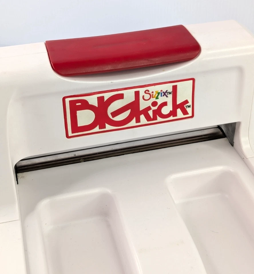 Sizzix Big Kick Die Cutting Embossing Machine Red White Classroom Home Crafting - Image 2 of 4