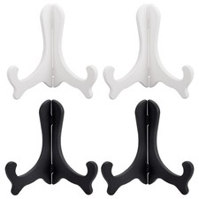 1set 8pcs 2 colors Plastic Display Stand Easel Plate Display Photo Holder