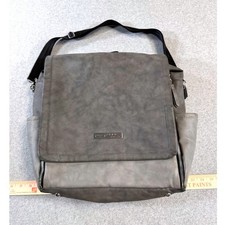 Petunia Pickle Bottom Diaper Bag Backpack Gray Changing Pad Included Baby Bag