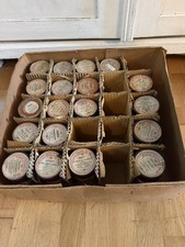 Collection of Edison Phonograph Roller Tins - Gold Casting etc Gramophone